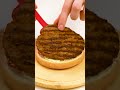 Assembling a burger