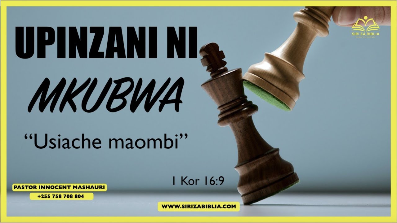 #LIVE: MAOMBI YA KUPAMBANA NA UPINZANI KIROHO