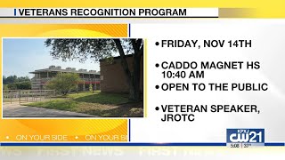 Caddo Magnet High to honor veterans and service members with recognition program