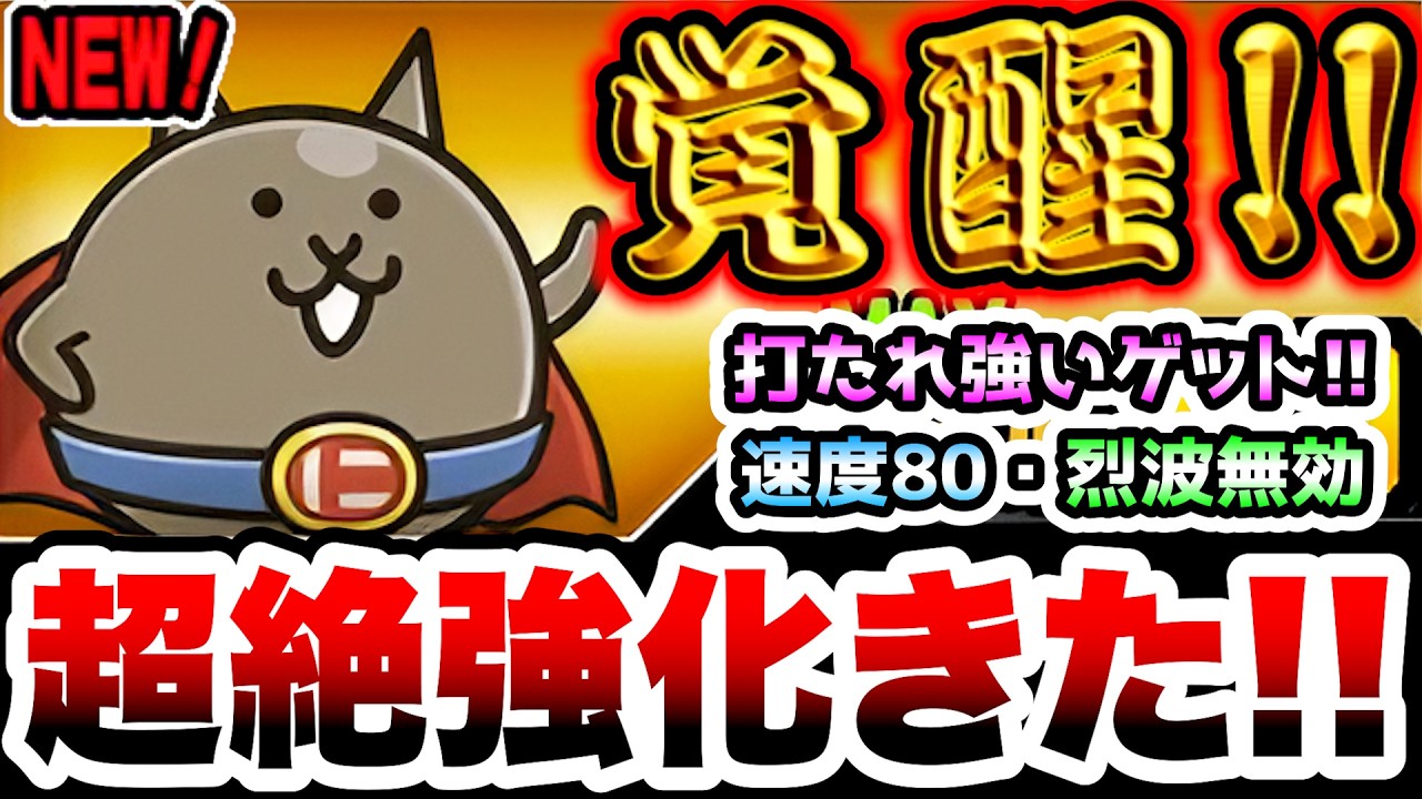 アイアンにゃん 打たれ強いゲットに速度80！？耐久が大幅改善された