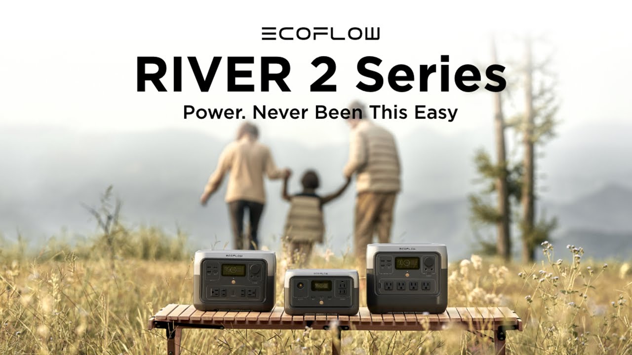 Introducing EcoFlow RIVER 2  Power. Never Been This Easy. 