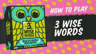 How to play Three Wise Words: A Clue-Stealing Party Game screenshot 3