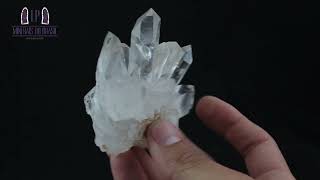DRUSA DE QUARTZO OU CRISTAL BRANCO IN NATURA - PESO 0,210KG