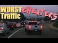 WORST Line Cutters and Traffic CHEATERS | Bad Drivers FAIL Compilation 94