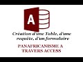 Afroaccess 1  cration tables  requtes de slection requtes paramtres et de formulaires