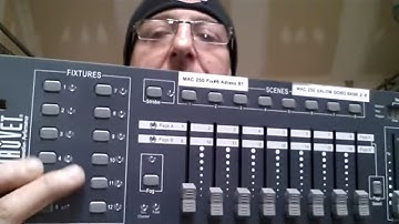 How to program DMX lights, dip switch addresses