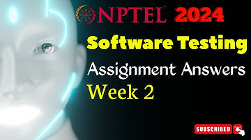 Software Testing NPTEL Week 2 Assignment Answers | Jan 2024
