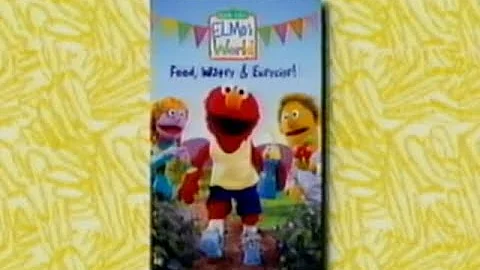 Elmo's World - Food, Water And Exercise! (2005 VHS Rip)