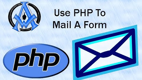 use php to mail a form