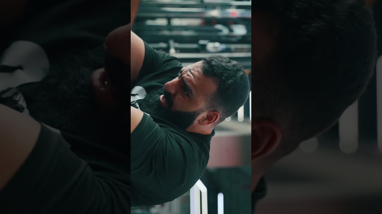 Cinematic gym sequence 