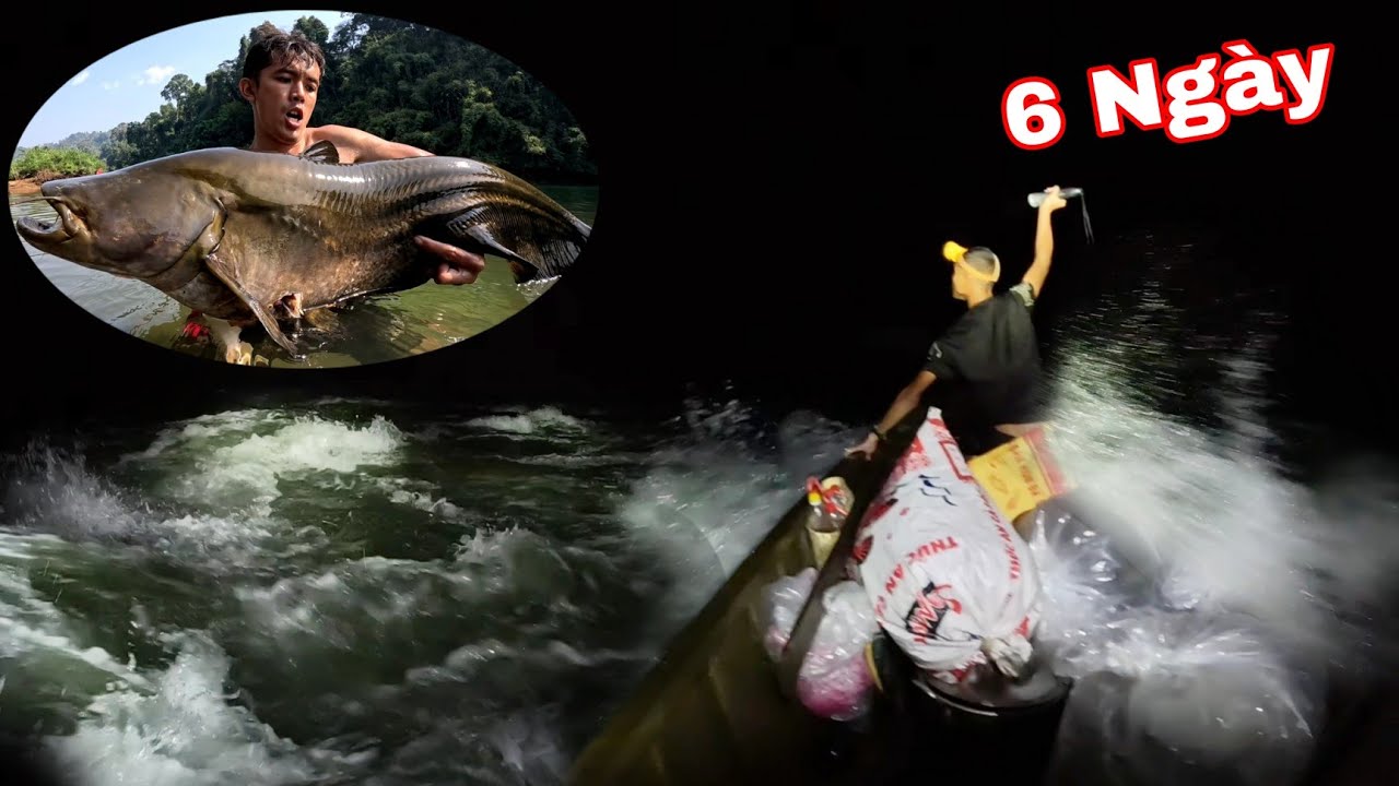LAO Mình Vào Dòng Thác Dữ | 6 Ngày Đêm Săn Tìm Dấu Vết Cá RỪNG Trên Thượng Nguồn Sông ĐỒNG NAI (P2)