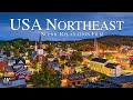 🇺🇸 USA Northeast Scenic Nature Relaxation 4K Drone Film with Ambient Music