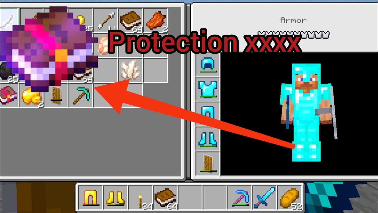 This is how i enchanted my diamond armour in Minecraft survival episode ...