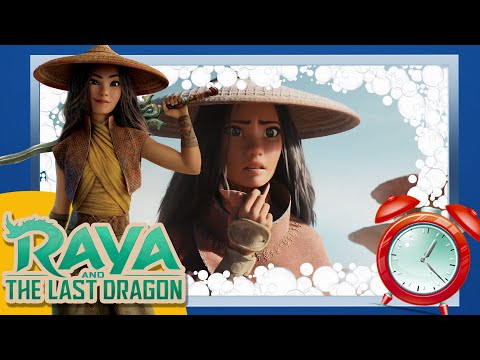 Raya and the last Dragon 2 minute toothbrushing timer with music