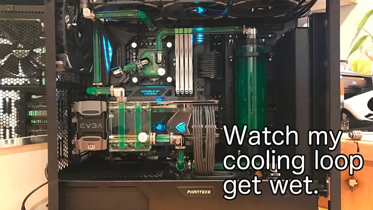 1280px x 720px - Filling my first glass custom loop in my PC with Primochill True Coolant  (PC Porn)