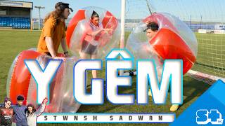 ✨ Y Gêm: Ep 2 ⚽️ Footy Challenge Doniol Cymraeg Stwnsh Sadwrn! ⚽️ Welsh football funny challenges