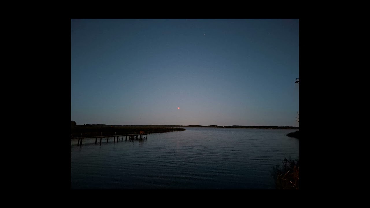 Blutmond auf der Insel Usedom