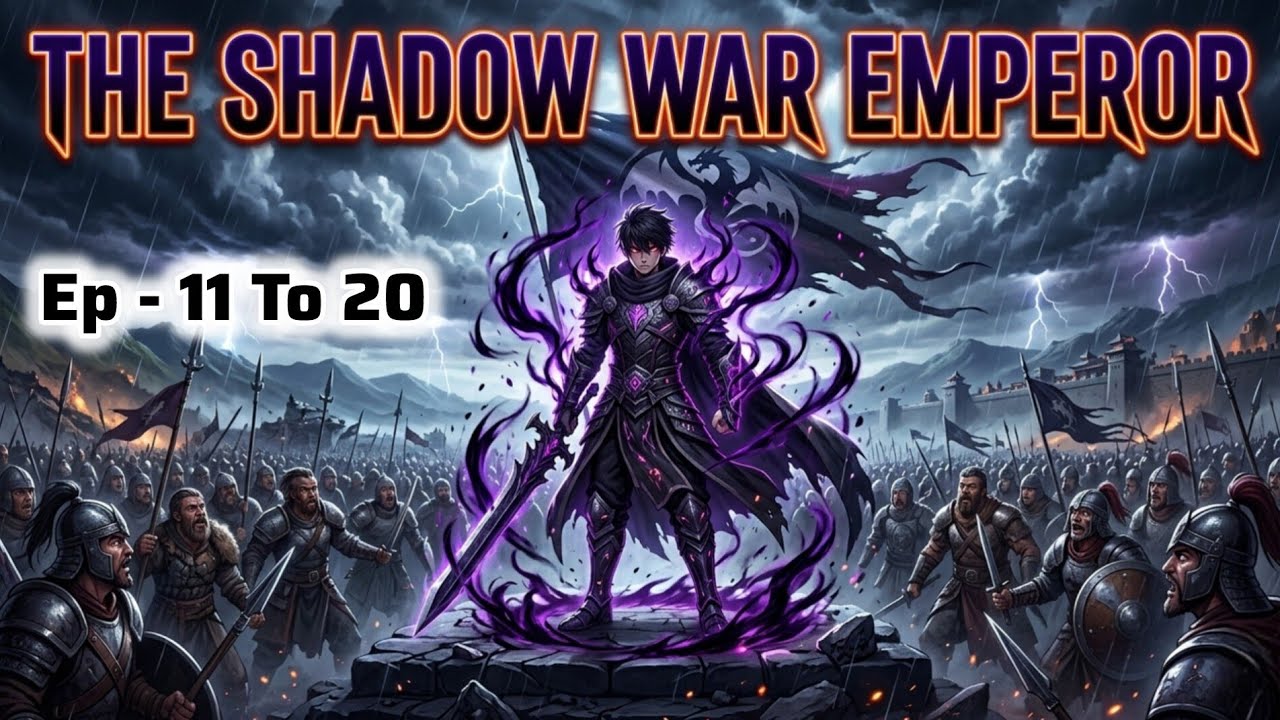 The Shadow War Emperor Ep 11-20 | दुश्मनों का अंत 😱 आर्यन का भयानक प्रहार | Hindi Fantasy Audiobook