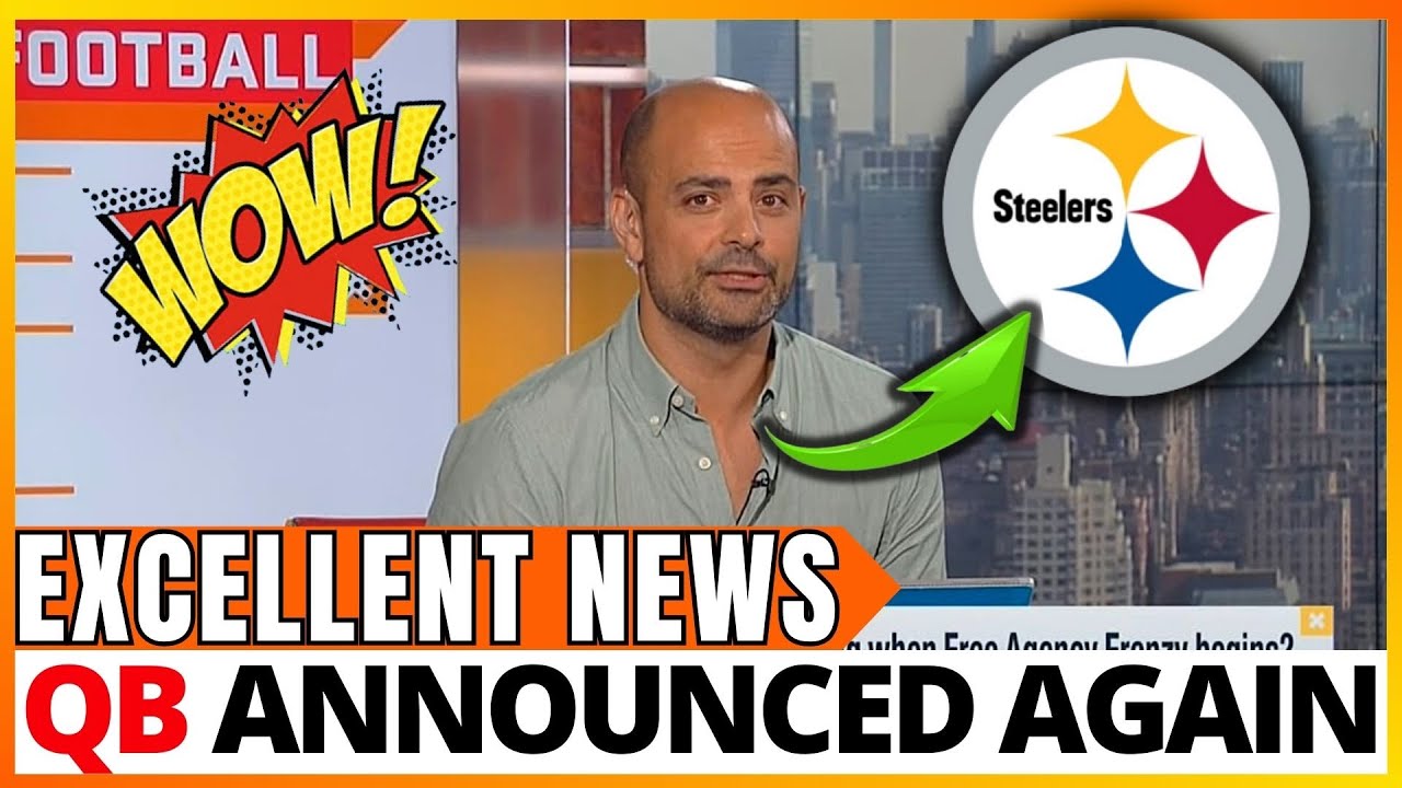 😱👀 LOOK AT THAT! GREAT QB MOVE FOR THE STEELERS! PITTSBURGH STEELERS NEWS