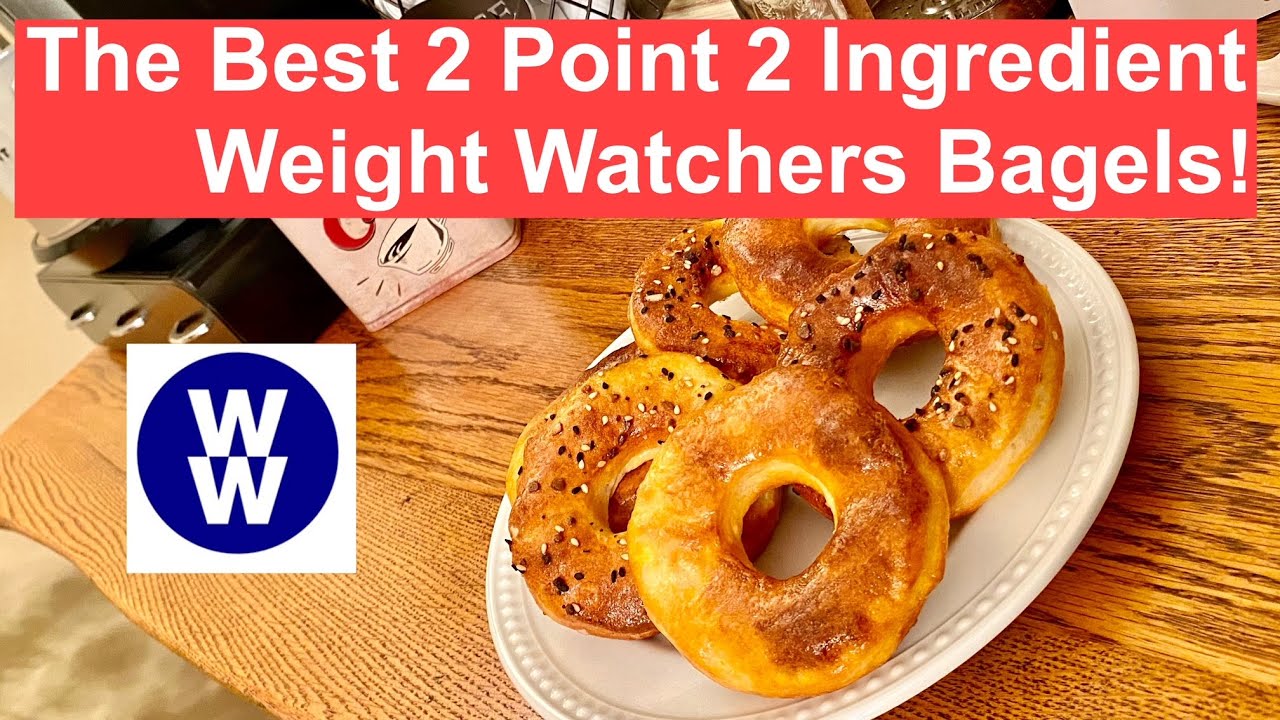 Weight Watchers 2 Point 2 Ingredient Dough Bagel Recipe YouTube