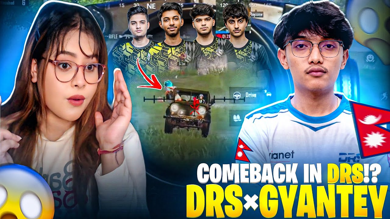THE #1 IGL FROM NEPAL @gyanteyyt7478 IS BACK IN TEAM DRS? | REACTION
