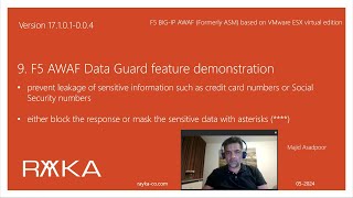 Download Lagu 9. F5 AWAF Data Guard Feature demonstration MP3