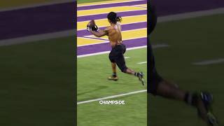 Zavion Thomas LSU Pro Day: Speed, Hands, Routes