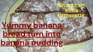 Banana Bread Na Naging Banana Pudding Credit And Inspired By Alons Kitchenette Kawali Ni Zoi