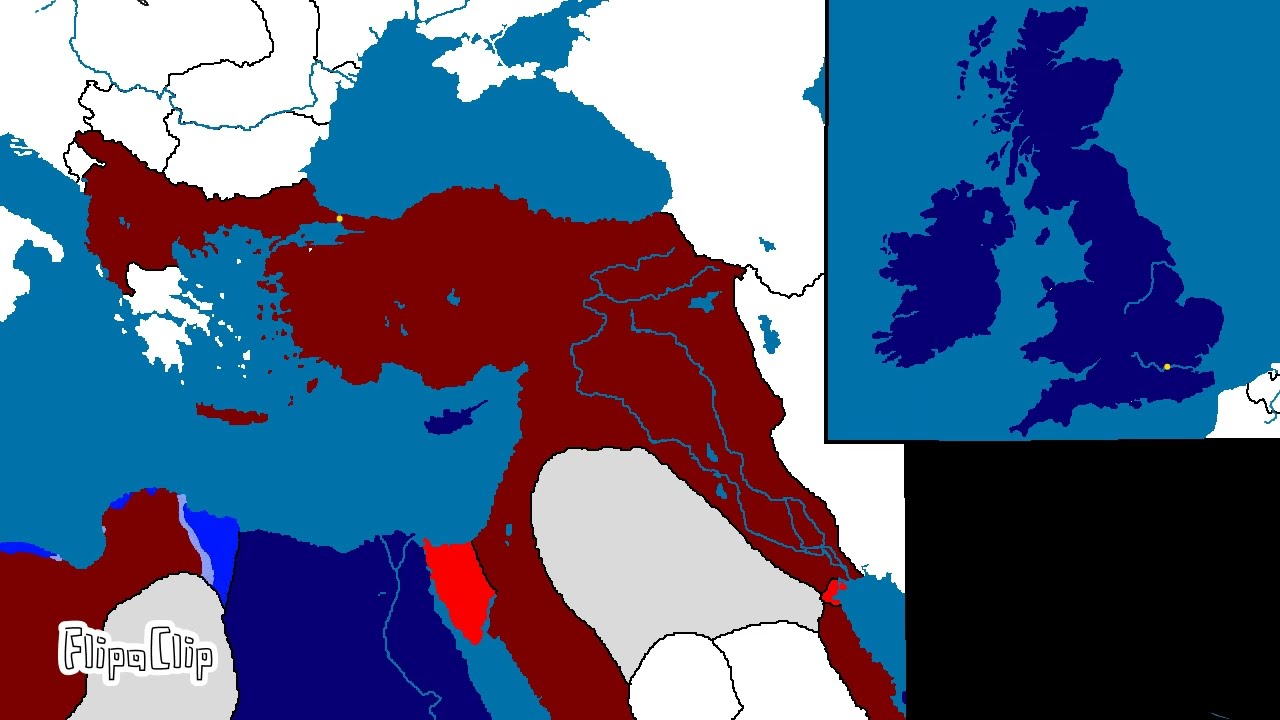 Ottoman Empire vs British Empire (1910) YouTube