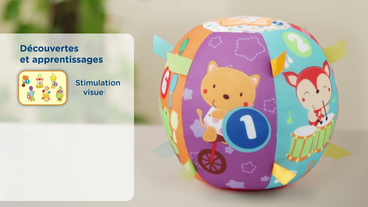 VTech Magi Balle D’éveil – Détecteur De Mouvement, Chansons Et Chiffres, Dès 6 Mois