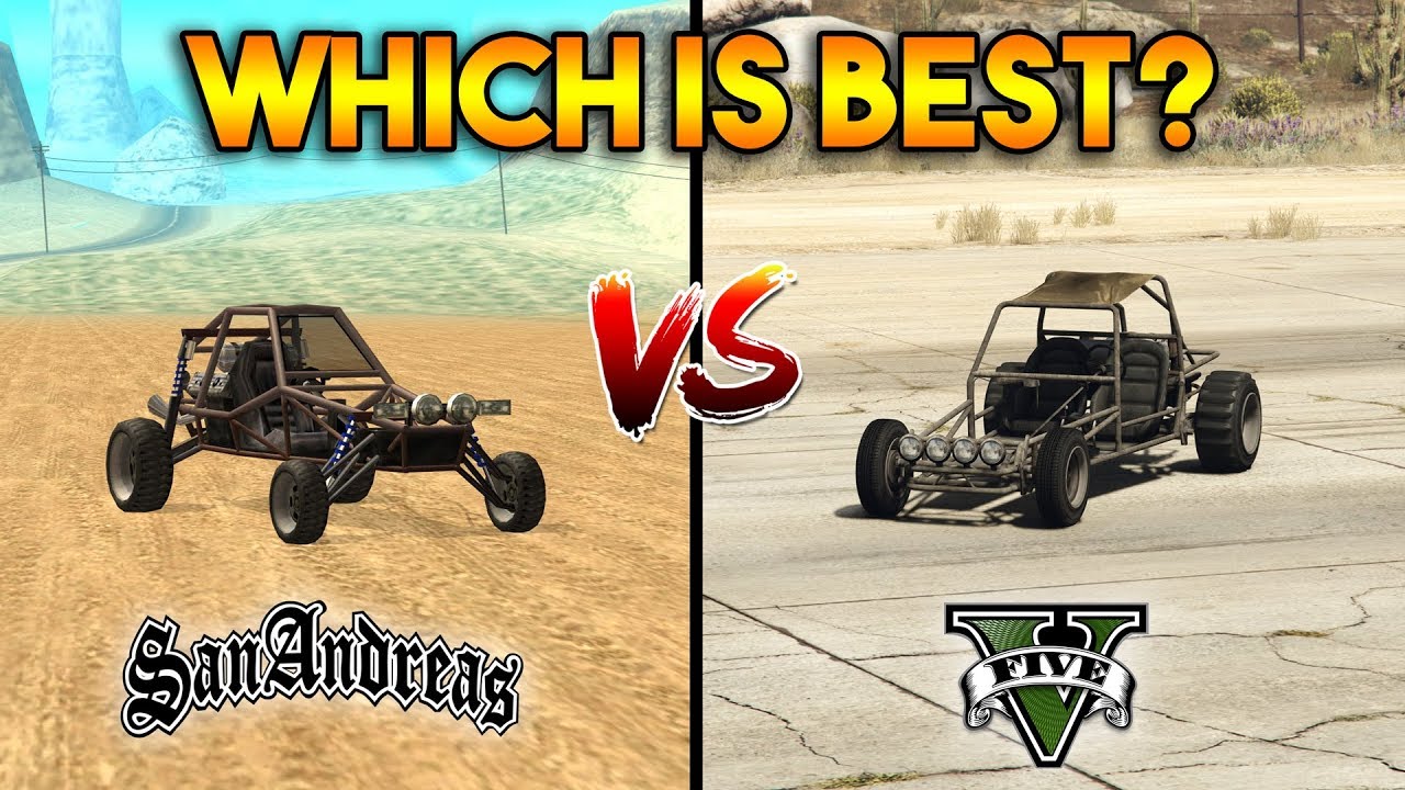 GTA 5 BUGGY VS GTA SAN ANDREAS BUGGY : WHICH IS BEST? - YouTube