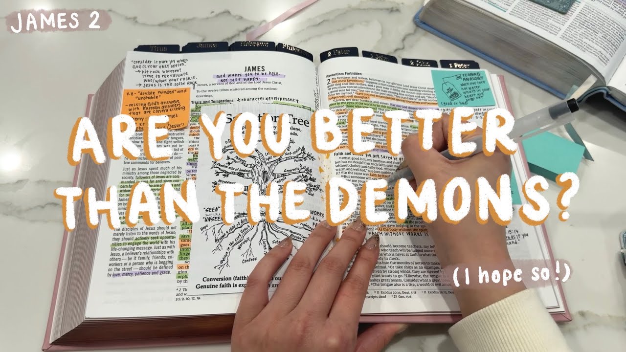 James 2 Annotated Bible Study | favoritism, faith and works - YouTube
