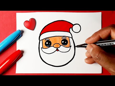 Vídeo: Como Desenhar O Papai Noel Com Um Lápis