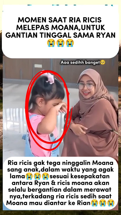 ria ricis gak tega banget ninggalin anaknya #riaricis #teukuryan #trendingshorts #youtubeshort