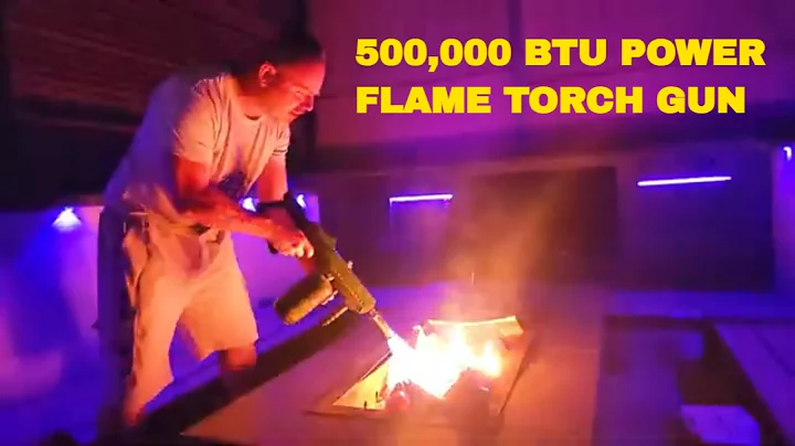 This Flamethrower Torch is INSANE – 500,000 BTUs Propane Torch! Sear, Grill, Start Fires & More!"