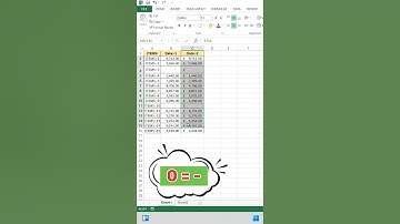 Convert 0 to Dash (-) in Excel | Display Dash Instead of Zero#excel