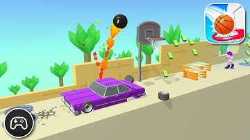 Bounce Dunk - Gameplay Walkthrough Part 61 - Game Levels 210-212 (iOS, Android)