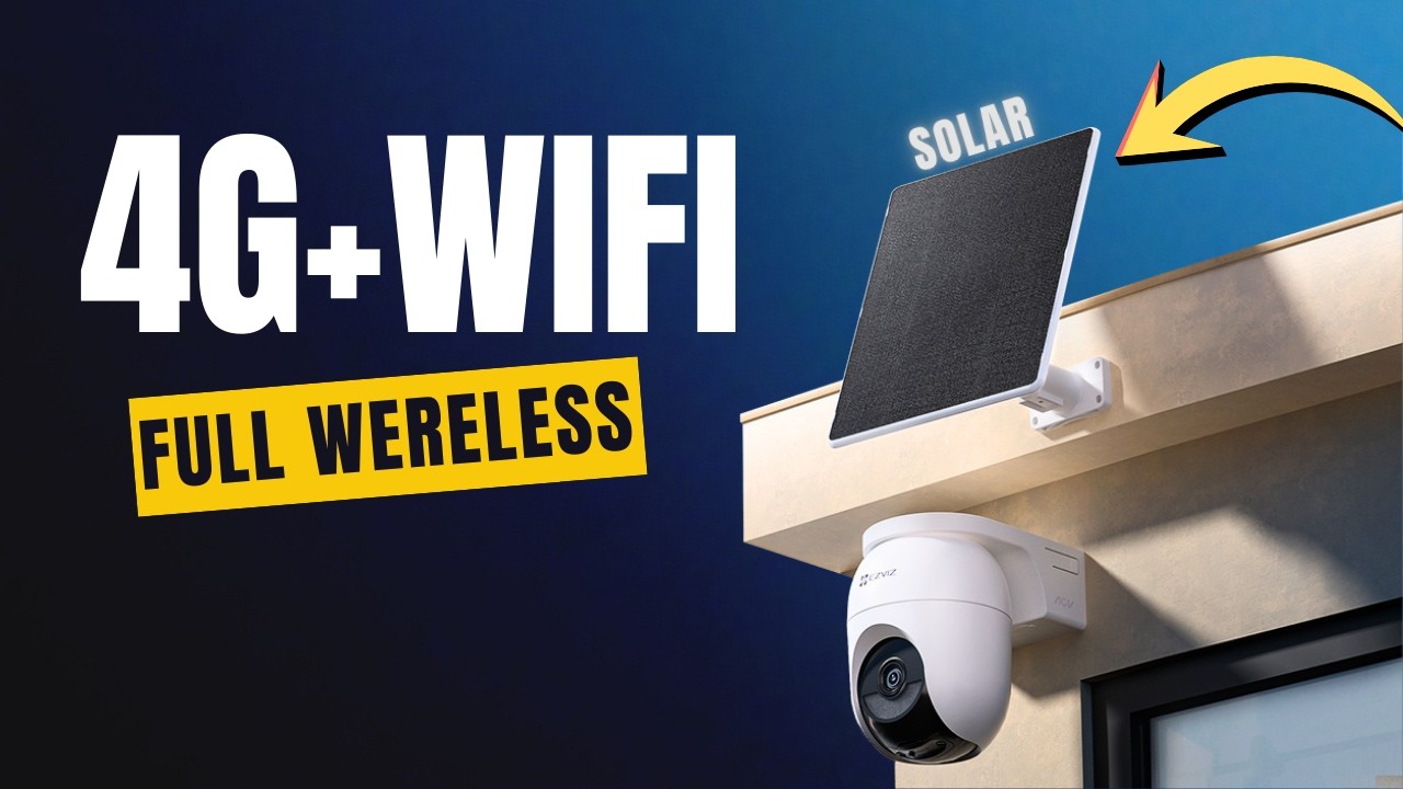 Обзор комплекта EZVIZ CB8 Lite 4G – 4G + WiFi + солнечная батарея + 360° – это просто невероятное...