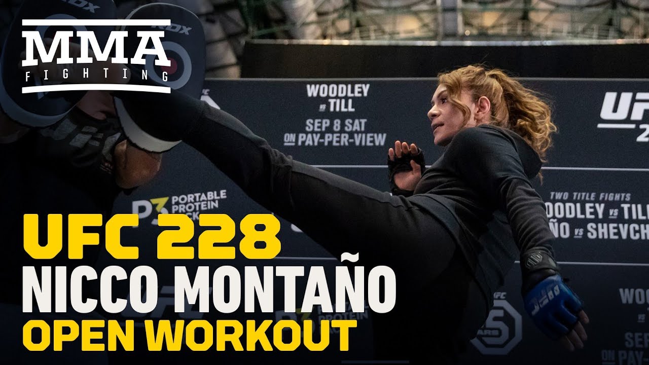 UFC 228: Nicco Montaño Open Workout Highlights - MMA Fighting