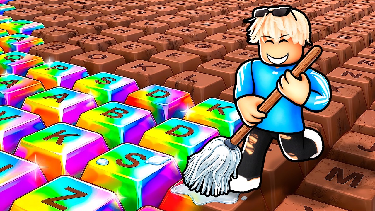 ROBLOX PUTZE DIE TASTEN!