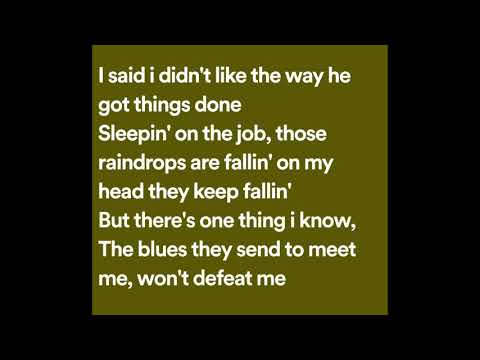 Engelbert Humperdinck Raindrops Keep Falling On My Head Lyrics