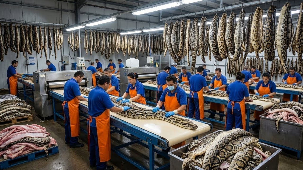 Inside a Modern The Factory: From Deadly Snake to $10,000 Jacket: The Full Factory Process