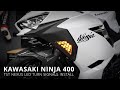 How to install TST Nexus LED Front Turn Signals on a 2018+ Kawasaki Ninja 400 by TST Industries