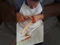 Spooncarving step by step: rims cuts and back of bowl