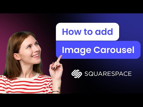 How to add an Image Carousel to Squarespace