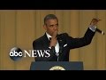 President obama drops the mic  white house correspondents dinner 2016
