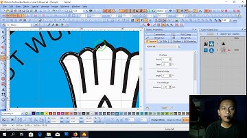 TUTORIAL desain logo dengan Wilcom bagi PEMULA