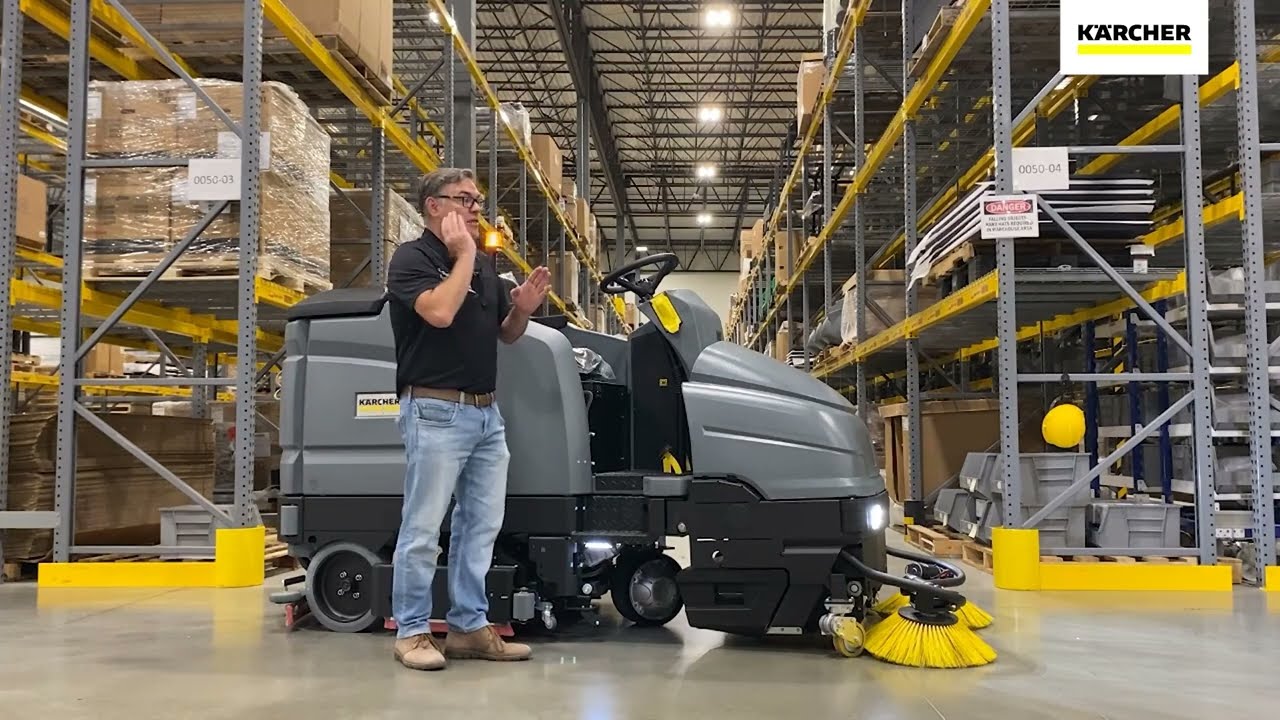 The Karcher B 260 RI Combo sweeper-scrubber