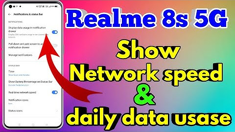 How To Show Daily Data Usage In Realme 8s 5G | Realme 8s 5G Show Daily Data Usage