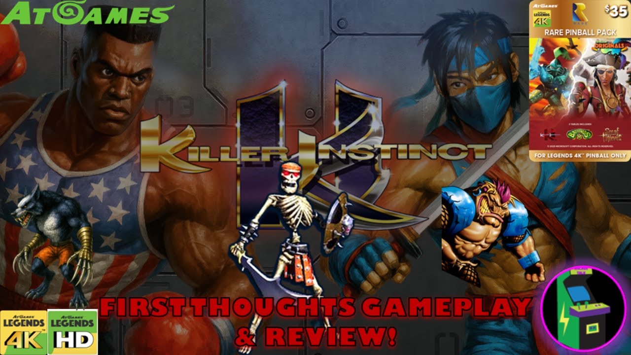 Atgames 4K Pinball: Rare's Killer Instinct First Impressions